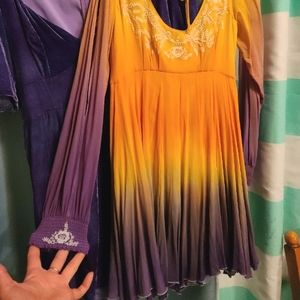 CUSTOM Ombre dyed FP Dress
